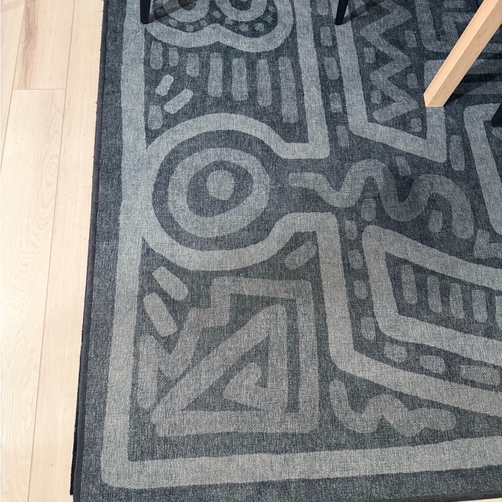 Ruggable Keith Haring Abstract 8x10 rug - Picture 4 of 5